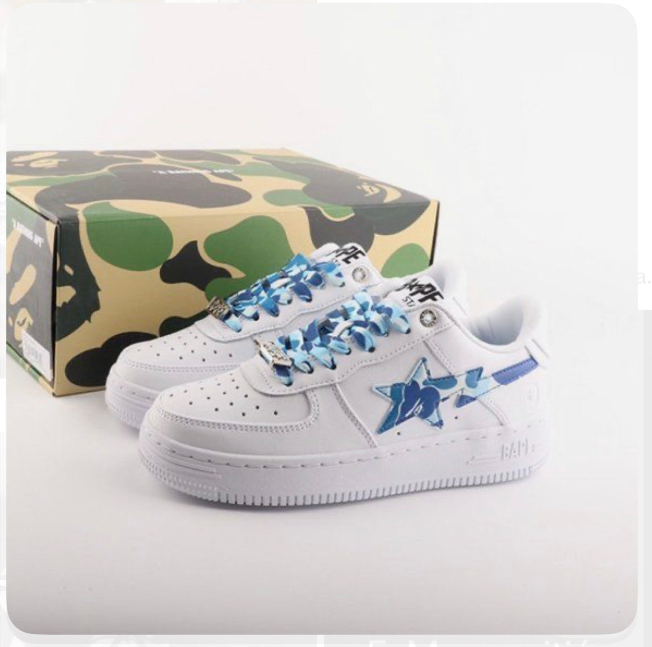BAPE Sta Low Blue Camo
