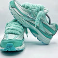 Nike Sneakers - Mint/Teal with Fluffy Laces