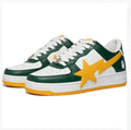 BAPE Bapesta Low Green Yellow Star