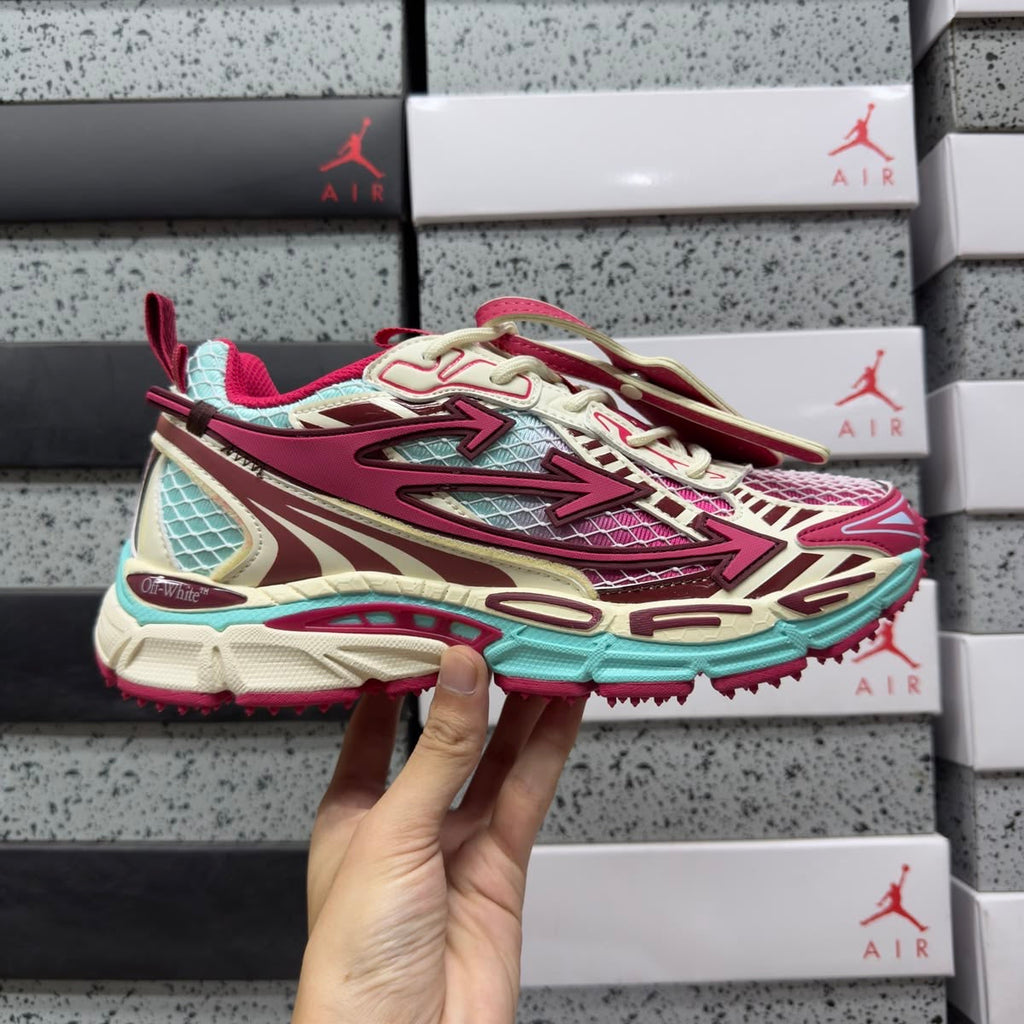 Off-White Meteor - Burgundy/Teal