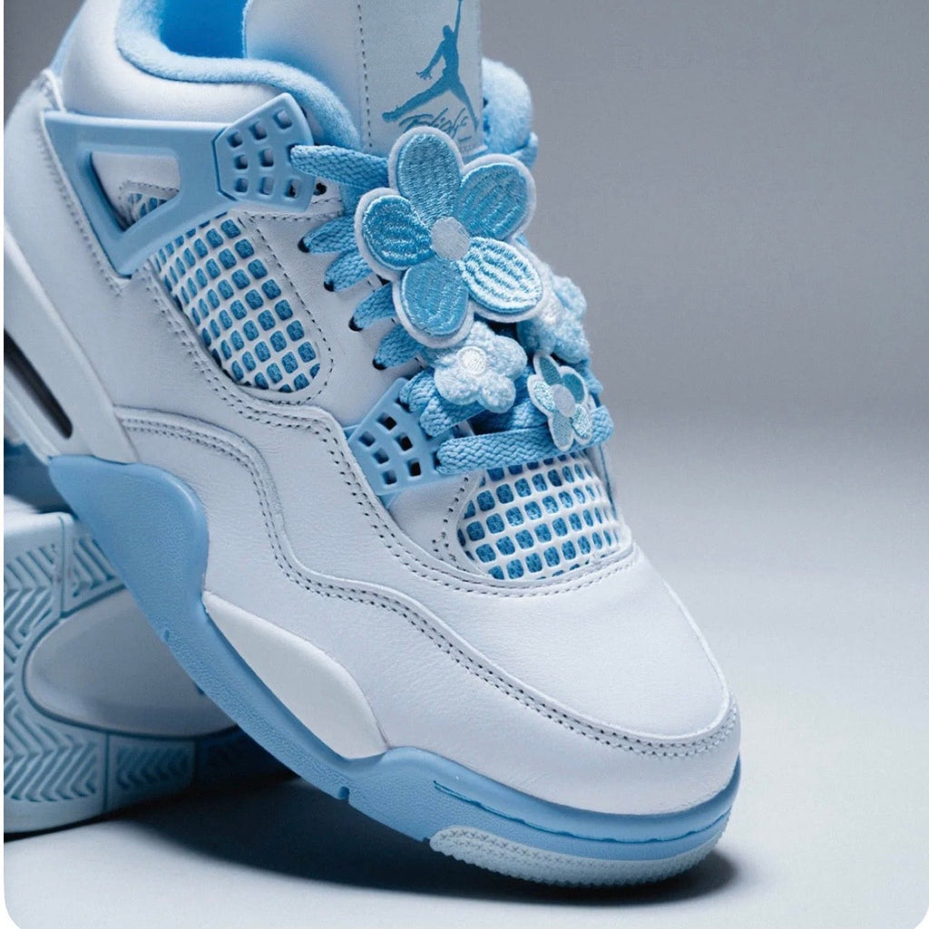 Air Jordan 4 "Blue Flower"