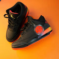 Air Jordan 3 Custom - Black x Sunset Orange x Gold