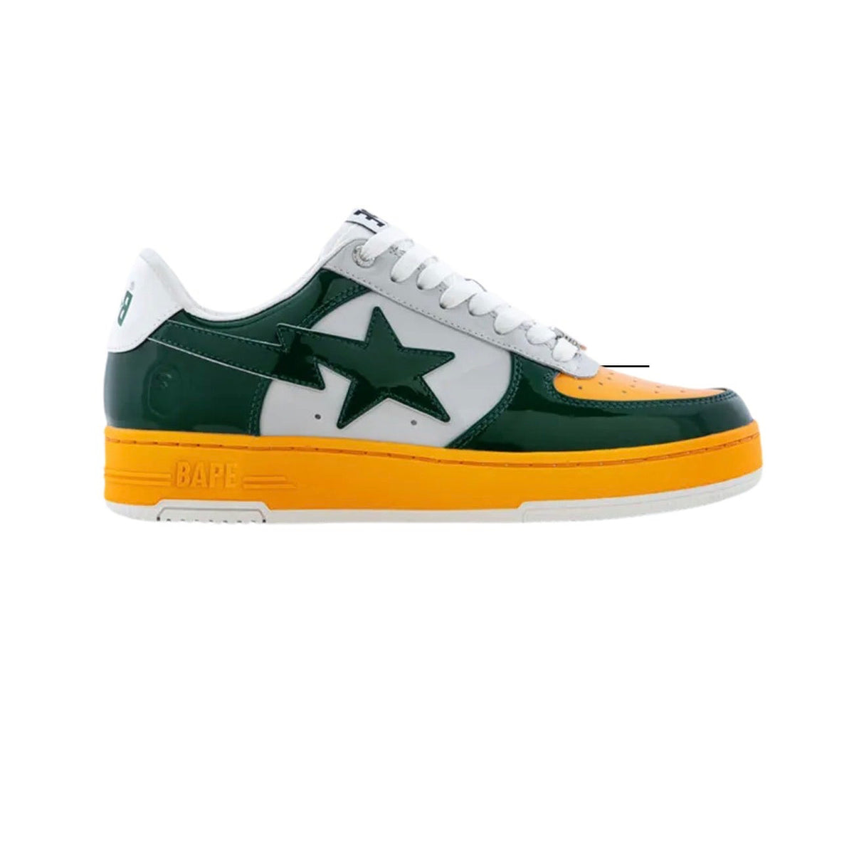 BAPE Bapesta Low Green Yellow