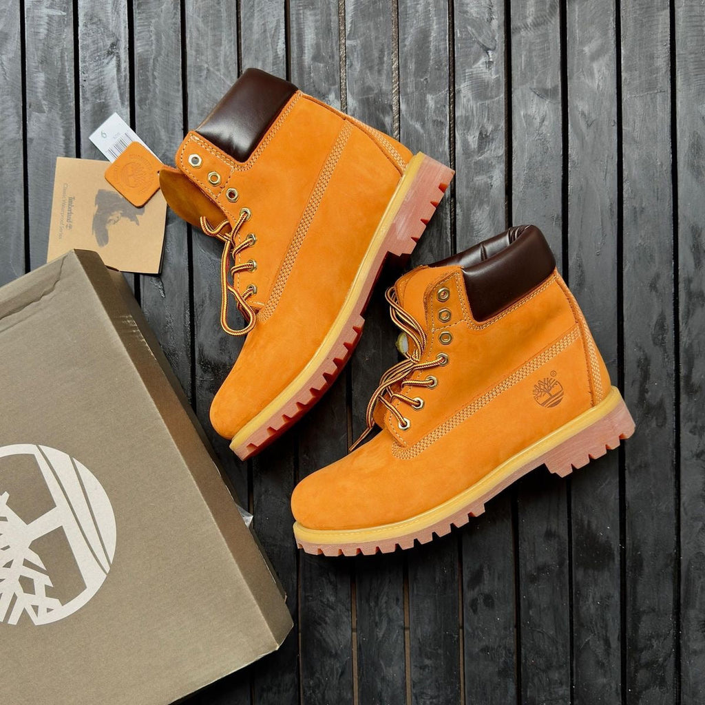 Timberland 6-Inch Premium Boot – Wheat / Black