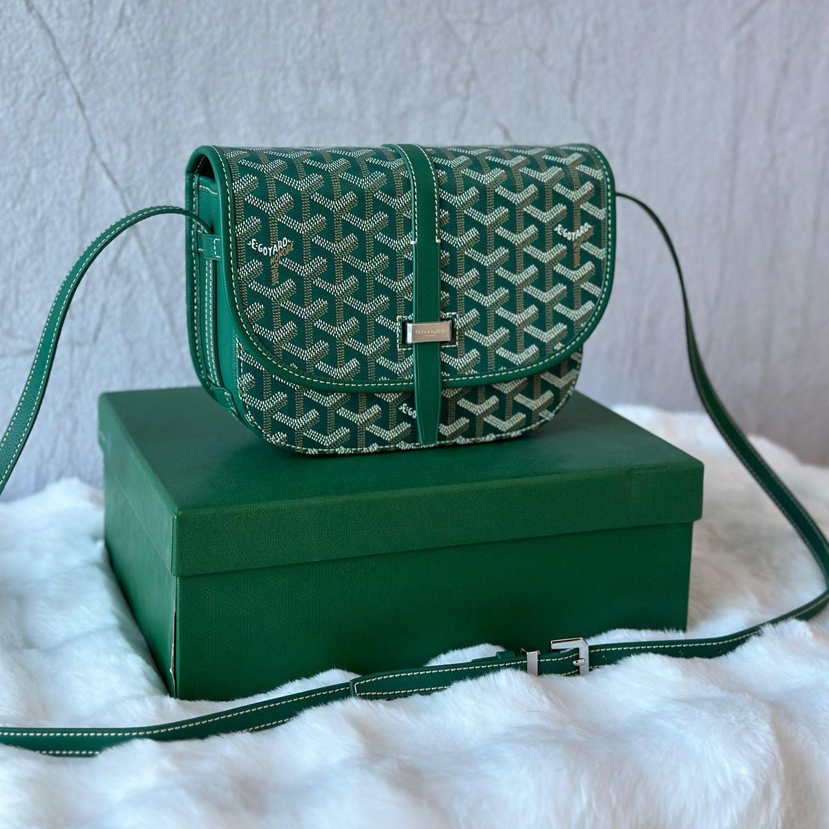 Goyard Bellechasse Bag "Green"