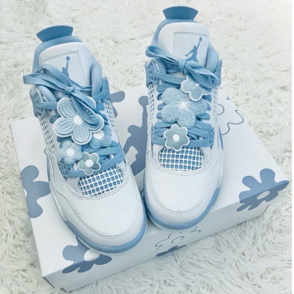 Air Jordan 4 "Blue Flower"